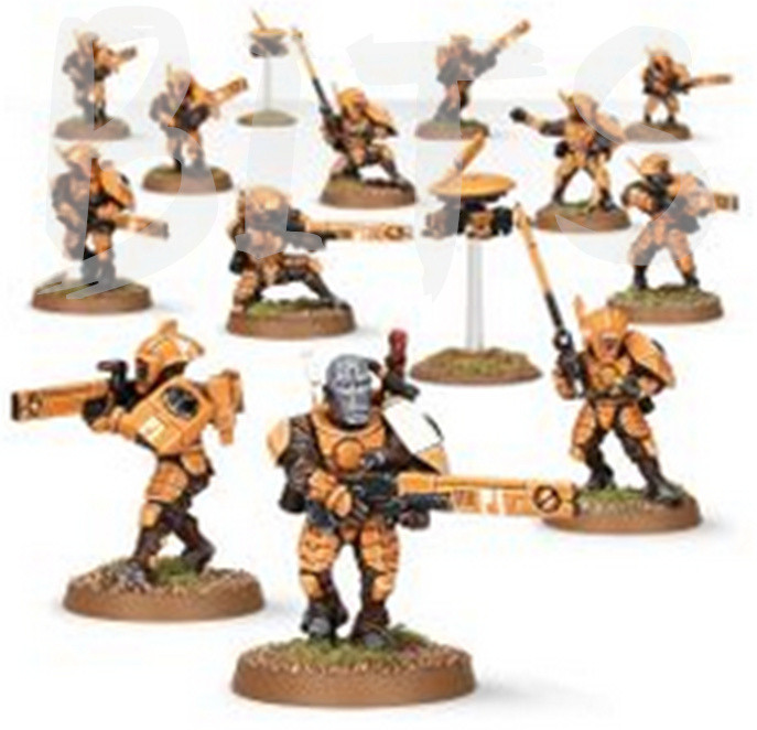 Tau Fire Warrior Team bits