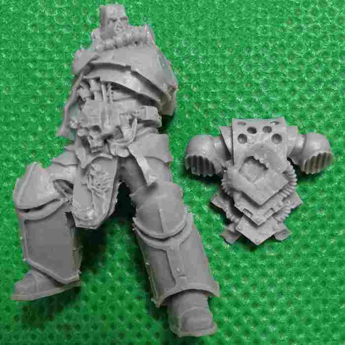 Chaos Space Marines Narik Dreygur Iron Warriors Limited Edition bits