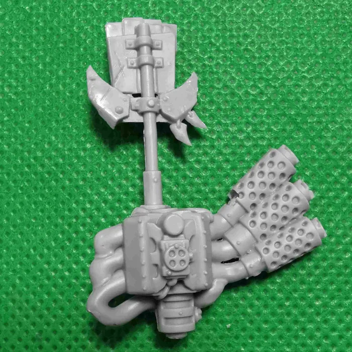 Ork Warboss in Mega Armour bits