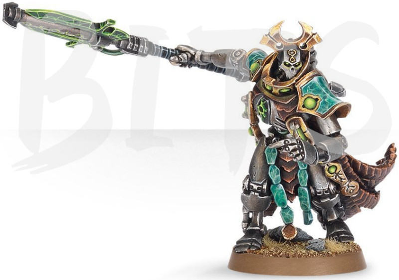Necron Overlord / Overlord with Staff of Light bits