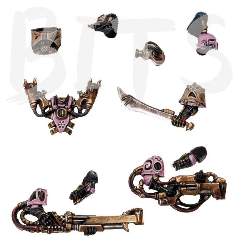 Chaos Space Marines Noise Marines Upgrade Pack bits