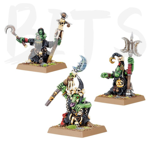 The Old World Night Goblin Shamans bits