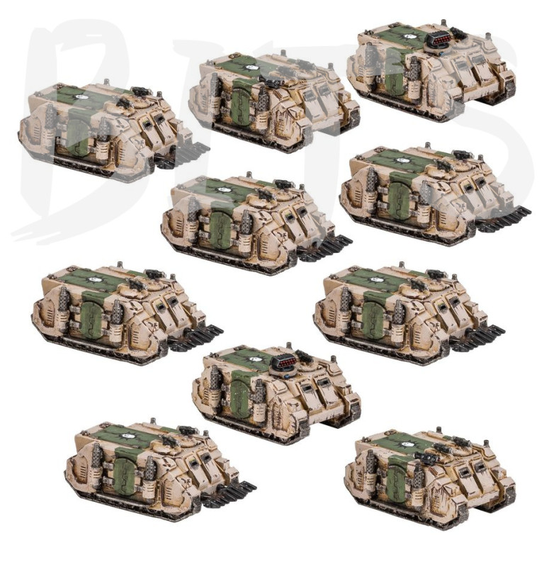 Legions Imperialis: Rhino Transport Detachment bits