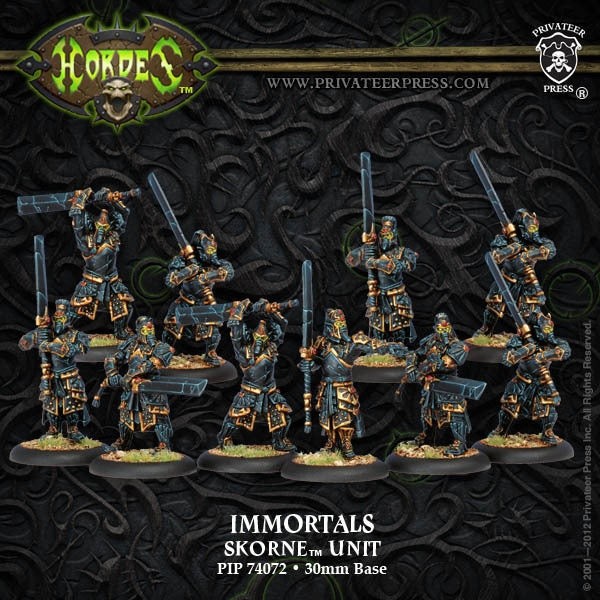 Hordes Skorne Immortals