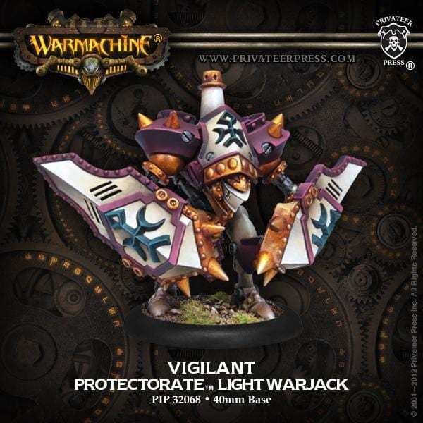 Warmachine The Protectorate of Menoth Warjacks Vigilant
