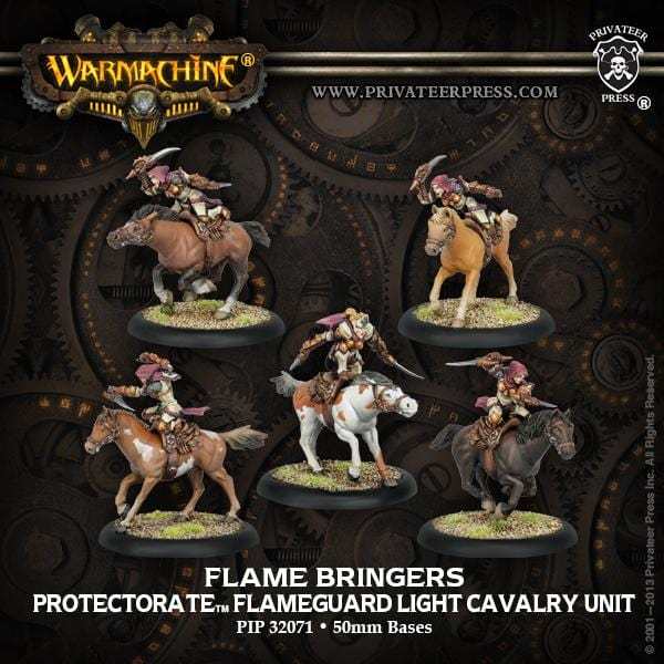 Warmachine The Protectorate of Menoth Units Flame Bringers