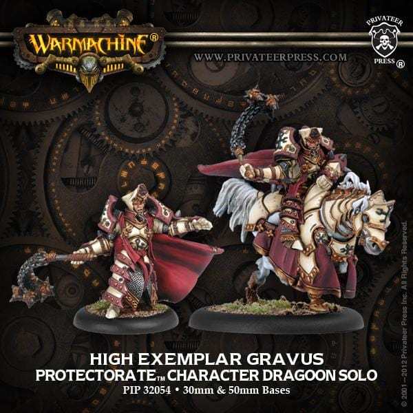 Warmachine The Protectorate of Menoth Solos High Exemplar Gravus