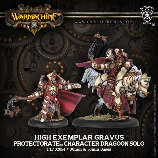 Warmachine The Protectorate of Menoth Solos High Exemplar Gravus