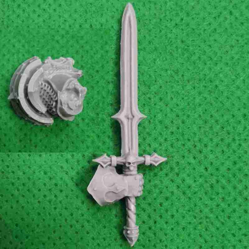 Dark Angels Legion Praetor in Cataphractii Terminator Armour bits