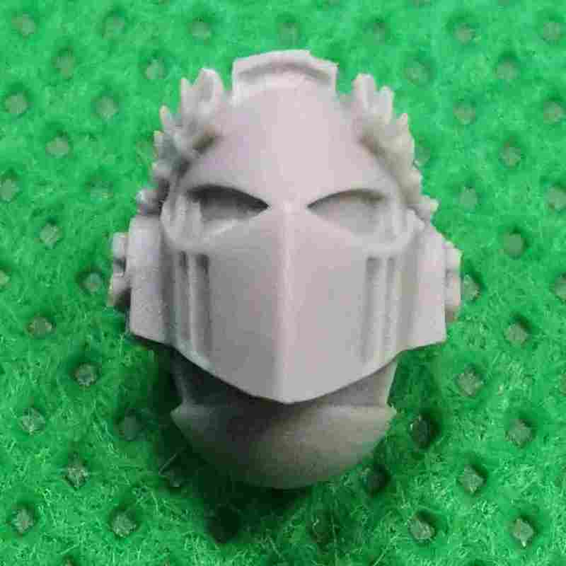 Imperial Fists MKVI Heads bits