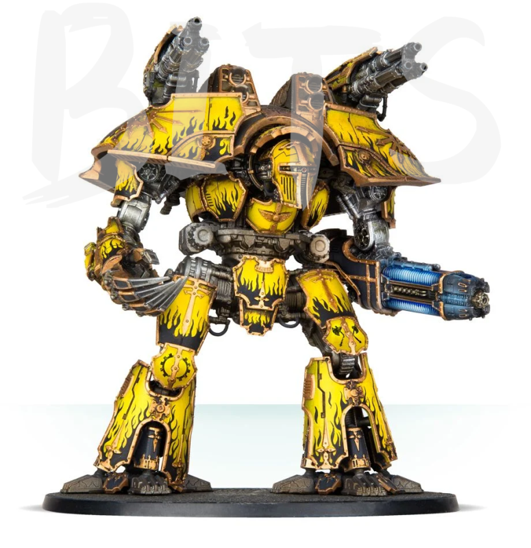 Adeptus Titanicus Warlord Battle Titan With Plasma Annihilator and Power Claw bits