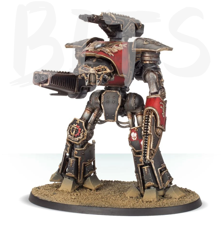 Adeptus Titanicus Reaver Battle Titan with Melta Cannon and Chainfist bits