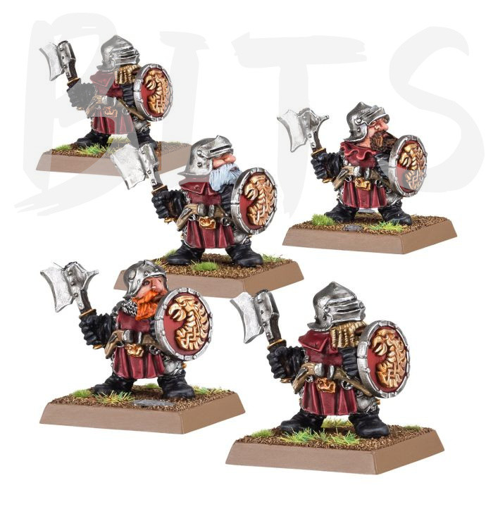 Prince Ulther's Dragon Company Warriors bits