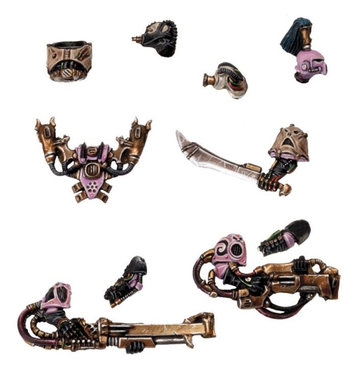 Chaos Space Marines Noise Marines Upgrade Pack bits