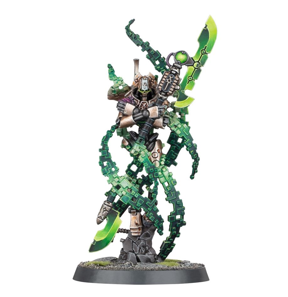 Necron Overlord with Translocation Shroud bits