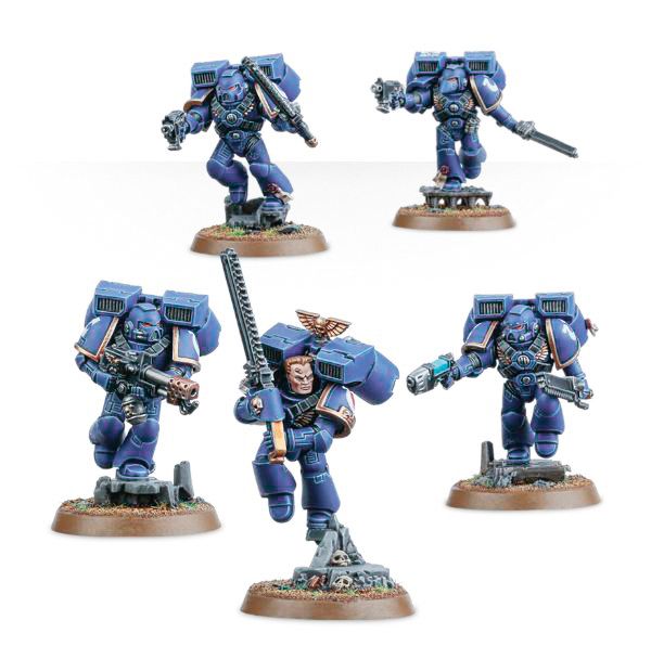 Space Marine Assault Squad bits