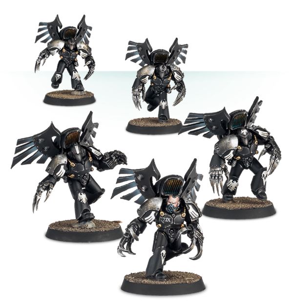 Raven Guard Dark Fury Assault Squad bits