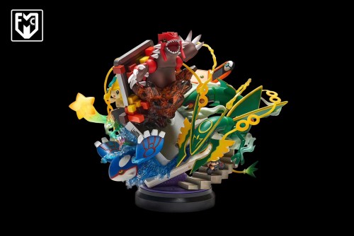 【In Stock】MFC Studio Pokemon GBA vol.3 Aeroamphibious Rayquaza Kyogre Resin Statue