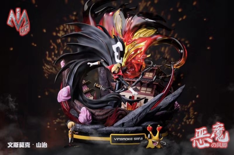 【Pre order】IM Studio One Piece Battle Black Suit Sanji 1:8 Scale Resin Statue Deposit