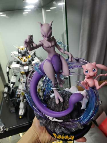【In Stock】PPAP Studio Pokemon Mew&Mewtwo Resin Statue
