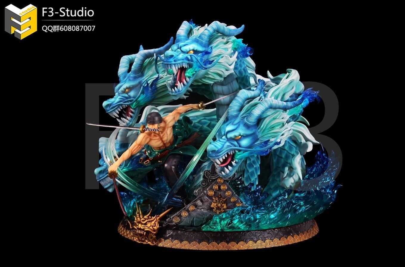 ãIn StockãF3 Studio One-Piece Roronoa Zoro Battle Resin Statue
