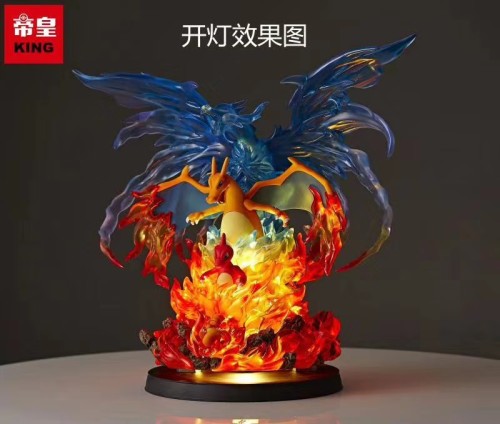 【Pre order】King Studio Pokemon The Road of Charmander Evolution Resin Statue Deposit