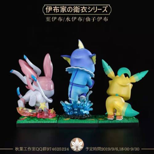 【Pre order】Autumn Leaves Studio Pokemon Sweater Eevee Resin Statue Deposit