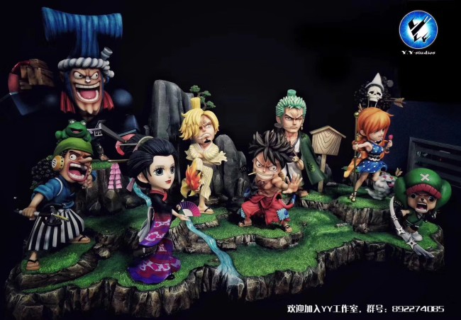 【In Stock】YY Studio One-Piece Straw Hat Pirates Crew Land of Wano Resin Statue
