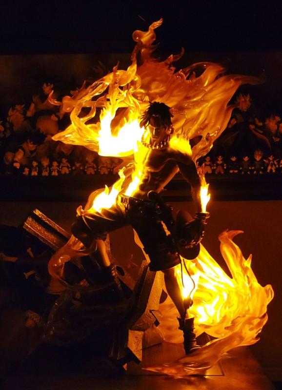 【In Stock】Singularity Workshop One-Piece ACE FireFist 1/4 Scale Resin Statue