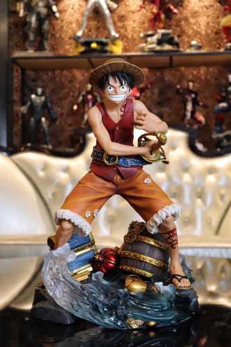 【In Stock】Unique Art One Piece Monkey D Luffy Log Collection 1:4 Scale （Copyright） Resin Statue
