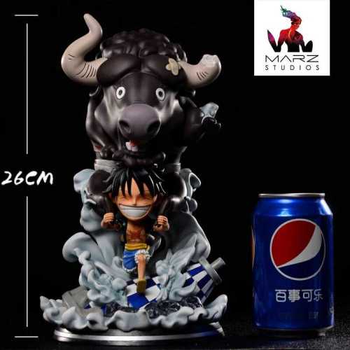 【In Stock】Marz Studios One-Piece Luffy With Bull SD Resin Statue