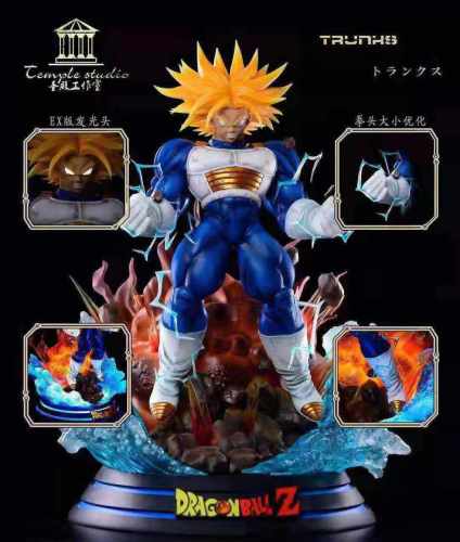 【Pre order】Temple Studio Dragon Ball Z Super Saiyan2 Trunks 1/4 Scale Resin Statue Deposit