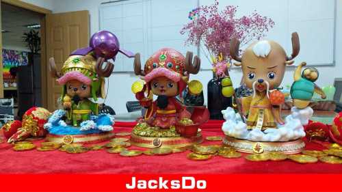 【In Stock】JacksDo Studio One-Piece Chopper New Year Blessing 1:6 Resin Statue