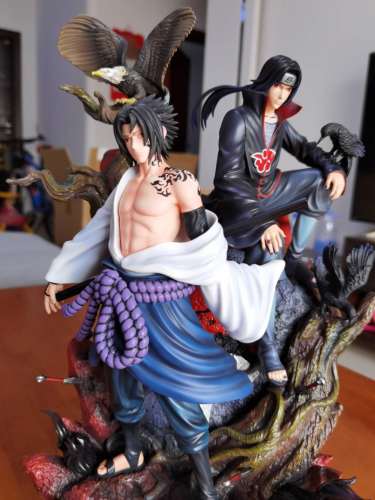 【In Stock】CW&Surge Studio Naruto Samsara Uchiha Itachi&Sasuke 1:7 Resin Statue