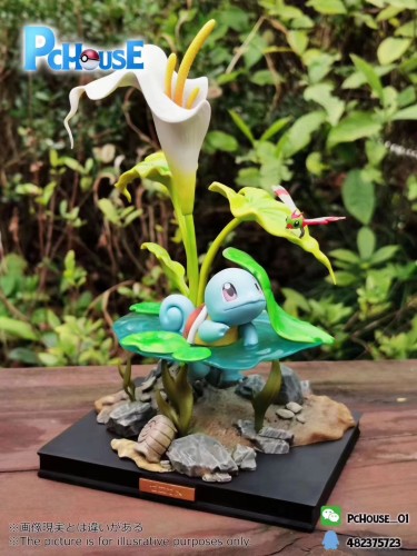 【Pre Order】Pc House Pokemon Gosanke The First Stytle Squirtle Resin Statue Deposit