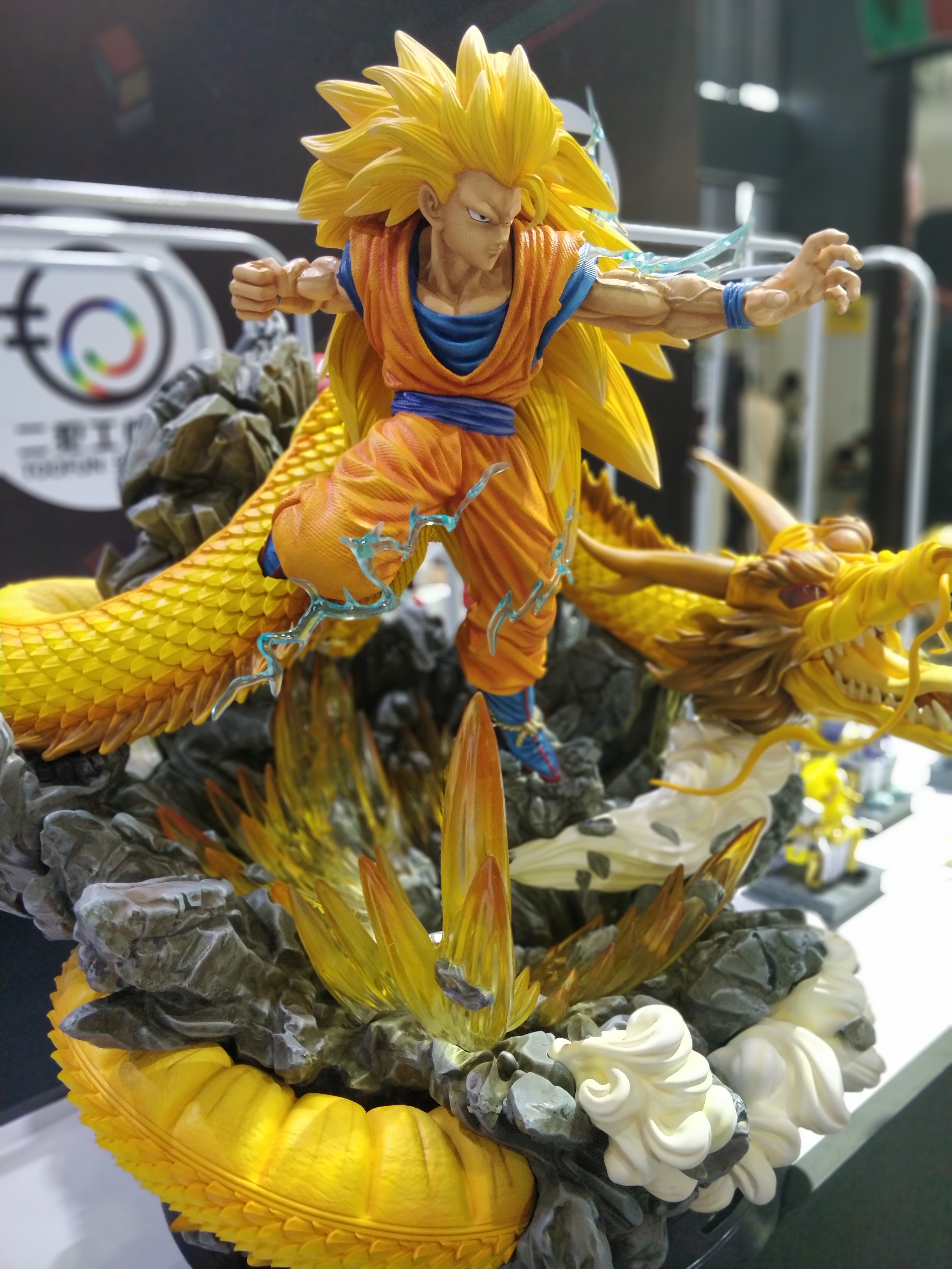 In Stock】Miss Time Studio Dragonball Z SSJ3 Goku Dragon Fist Resin Statue