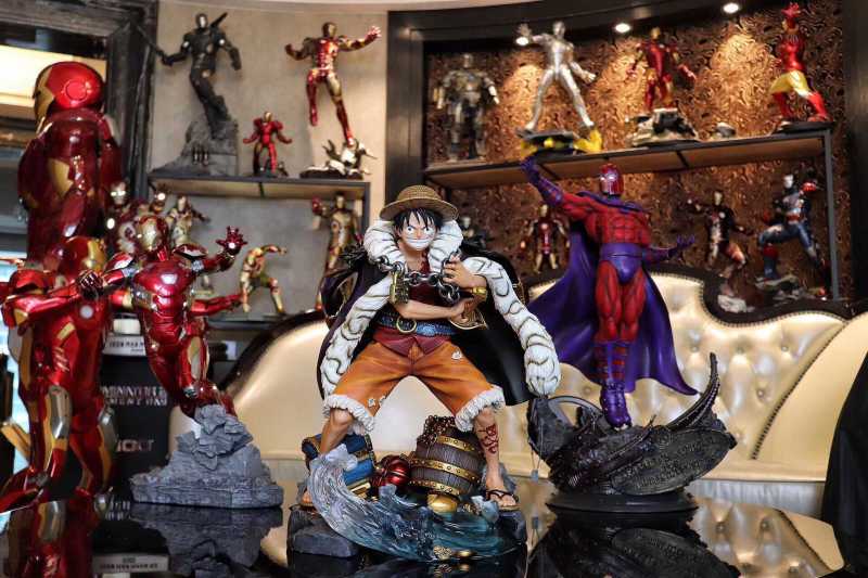 【In Stock】Unique Art One Piece Monkey D Luffy Log Collection 1:4 Scale （Copyright） Resin Statue