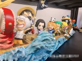 【In Stock】LB Studio One-Piece Straw Hat Pirates Crew Row A Dragon Boat SD Resin Statue