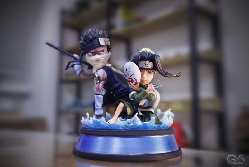 【In Stock】G5-Studio Naruto Momochi Zabuza And Haku WCF Scale Resin Statue