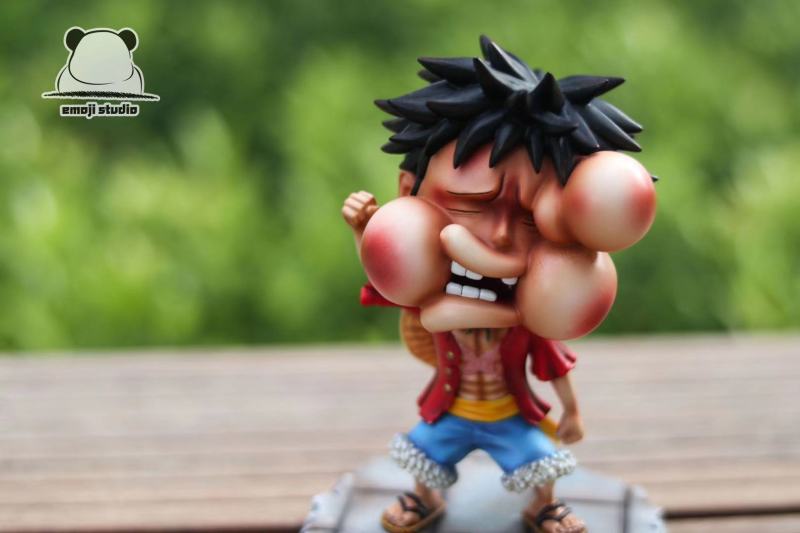 【Pre order】Emoji Studio One-Piece Swollen Face Luffy 3.0 SD Resin Statue Deposit