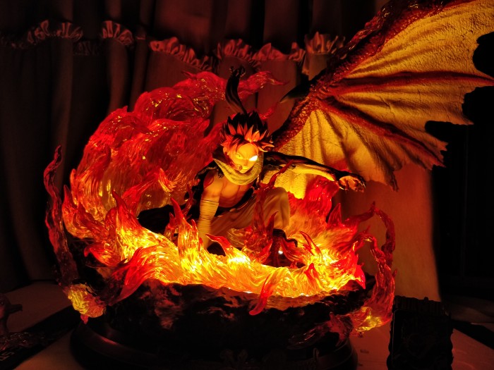 Fairy Tail Natsu Dragneel Fire Half Dragon Sticker for Sale by DaturaSnake