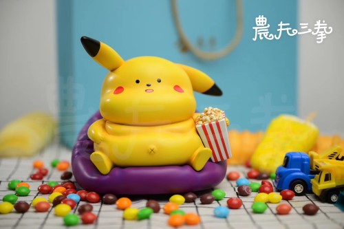【Pre Order】Farmer Three Punches Studio Pokemon Fat Pikachu Resin Statue Deposit