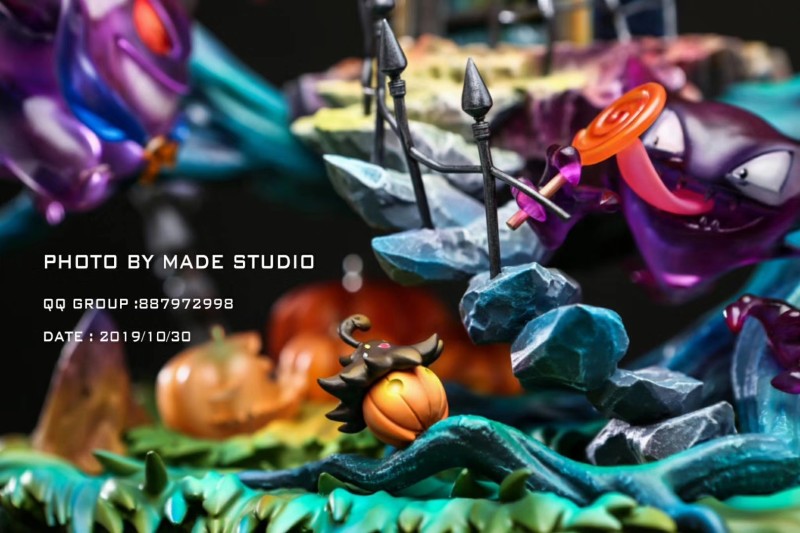 【Pre Order】Made Shadow Studio Pokemon Gengar Halloween party​ Resin Statue