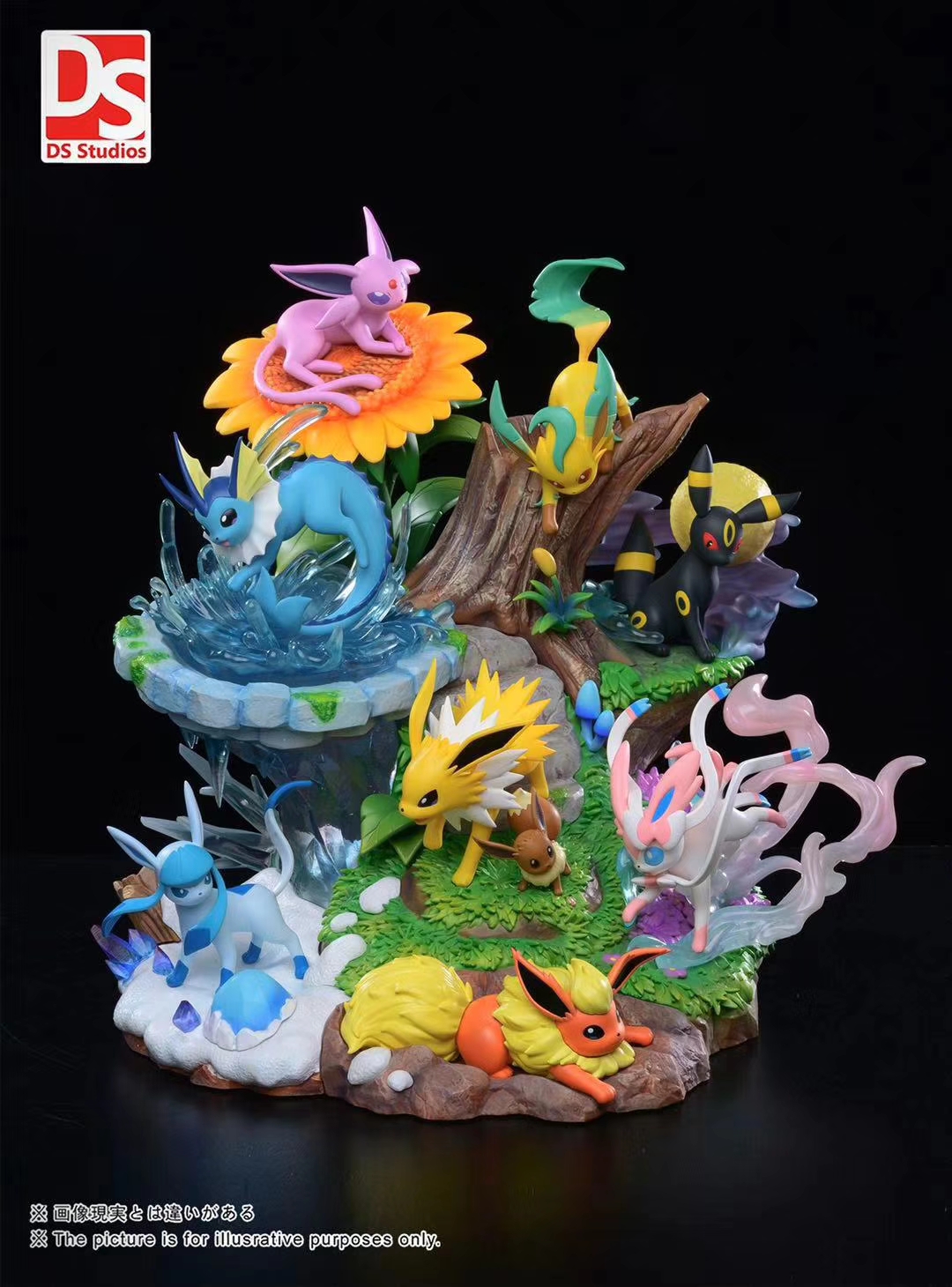 Pre order DS Studio Pokemon Anniversary Statue Eevee Resin Statue