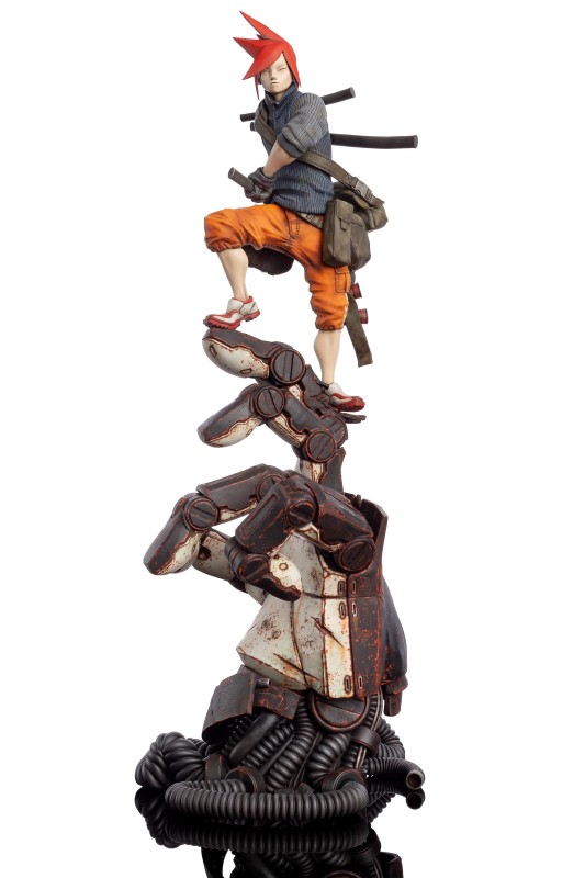 【Pre Order】LEVEL 52 STUDIOS x Ashley Wood CORNELIUS AND THE FIGHT OF THE NEXT Resin Statue Deposit