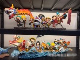 【In Stock】LB Studio One-Piece Straw Hat Pirates Crew Row A Dragon Boat SD Resin Statue