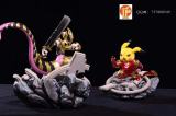 【Pre order】TiaoPi Studio Pokemon Iron Pikachu& WarMachine Blastoise Resin Statue Deposit