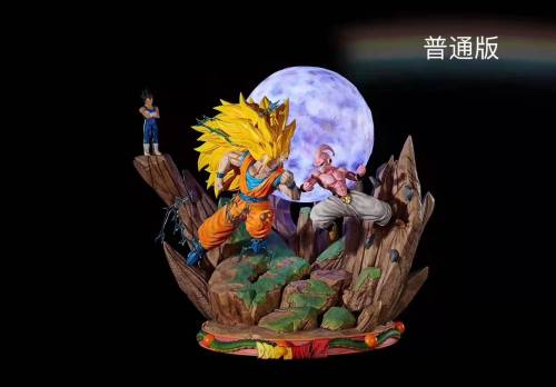 【Pre order】Cerberus Art Studio Goku SSJ3 vs Buu 1:6 Scale Resin Statue Deposit