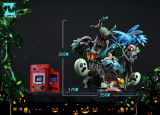 【In Stock】ZN Studio Pokemon Halloween Bulbasaur Hand Over Your Seeds Quickly​ Resin Statue