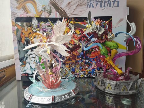 【In Stock】DIMWNSION POWER Studio Digital Monster Angewomon Yagami Hikari Resin Statue